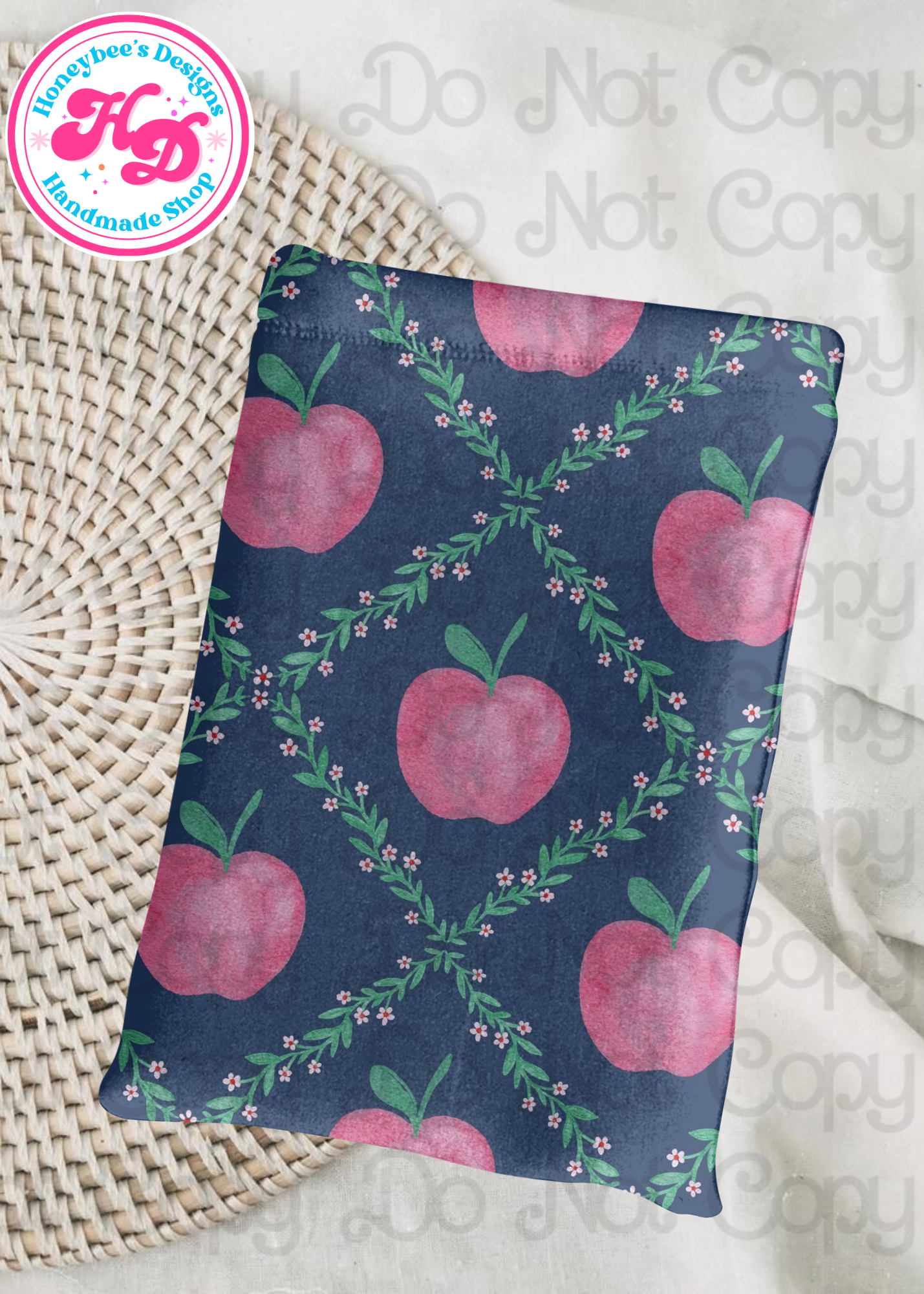Teacher APPLES Kindle/Book padded sleeve