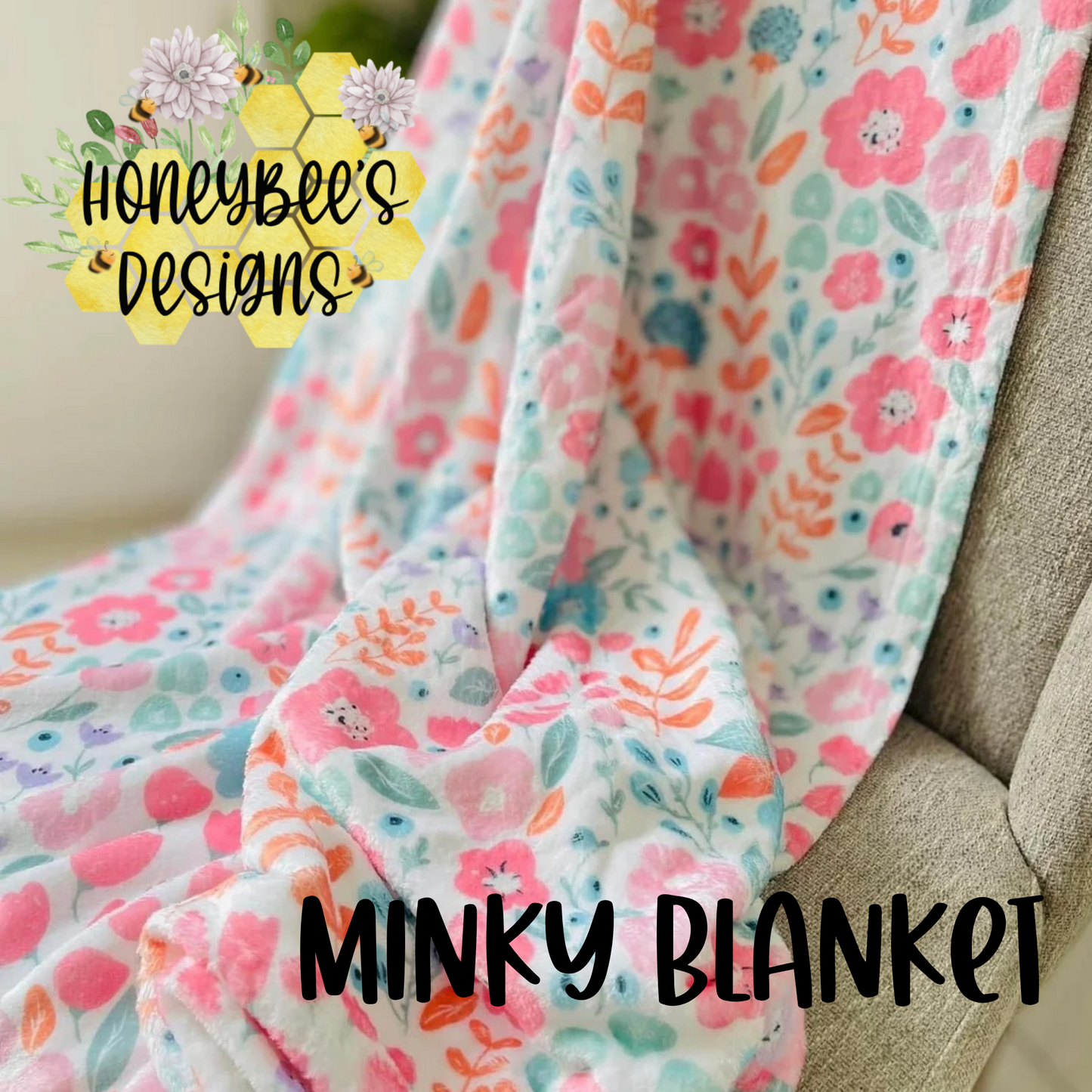 Manta Minky de 30 x 40