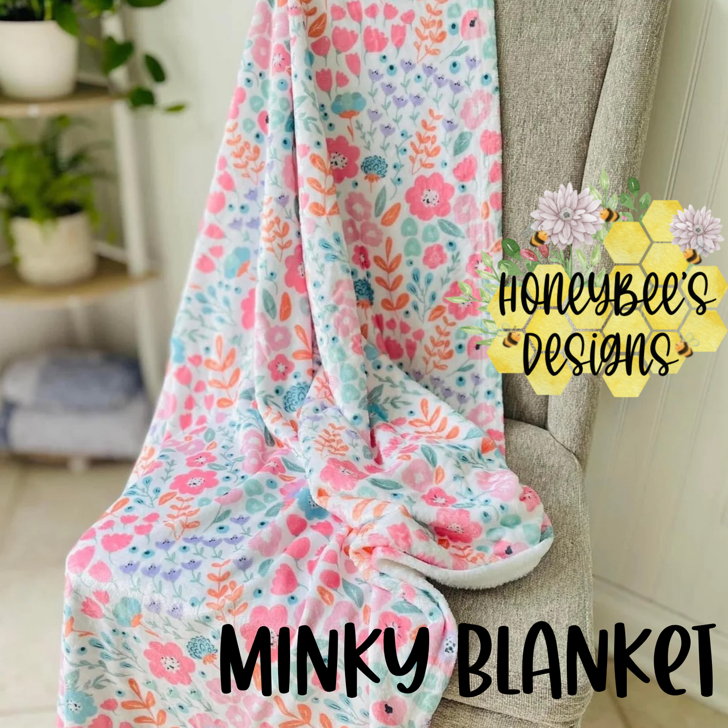 Manta Minky de 30 x 40
