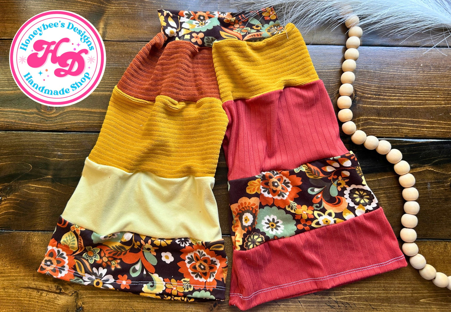 RTS 18/24 month Fall Ruffle Tank/Adeline Pants/bow bundle