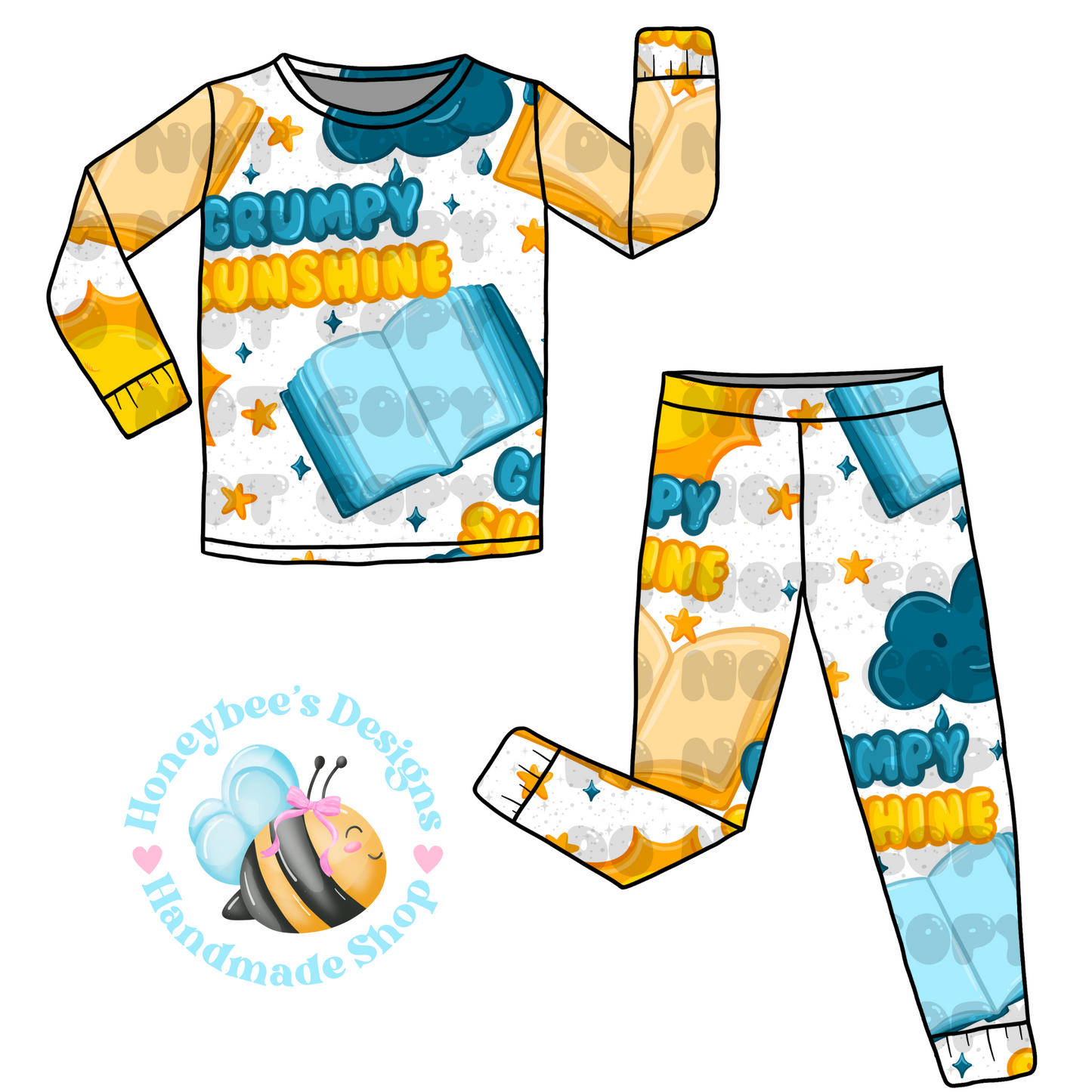 Grumpy sunshine white Adult lounge set