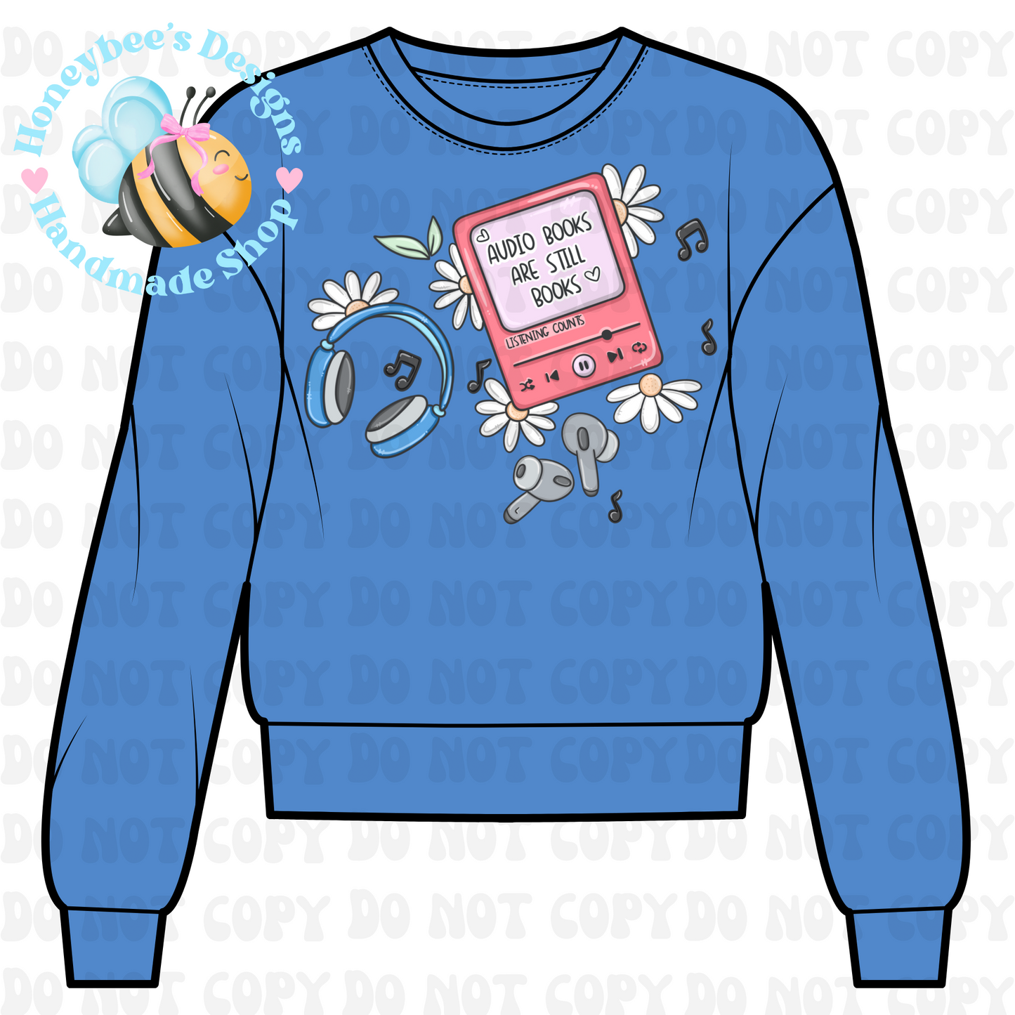 Audiobooks tee/sweatshirt