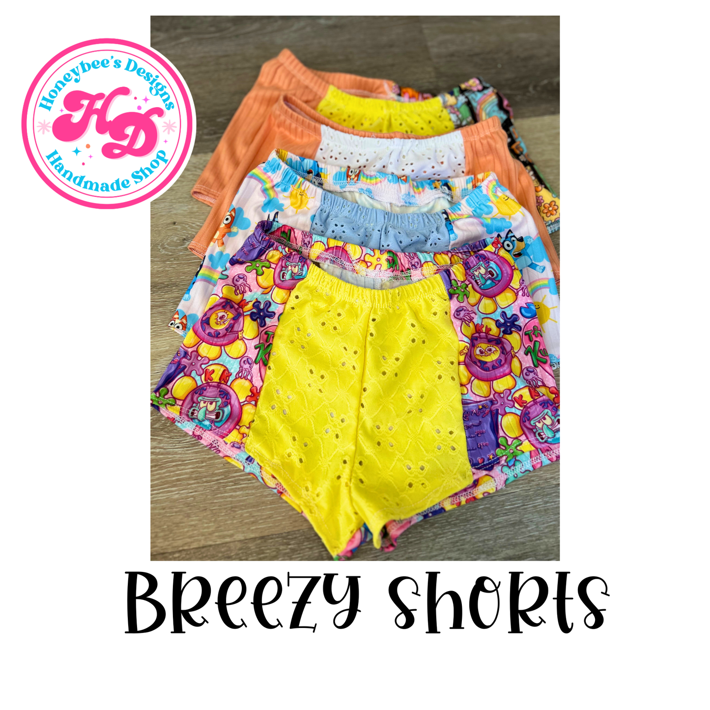 Mini Sadie Summer Set Solid and Eyelet combo