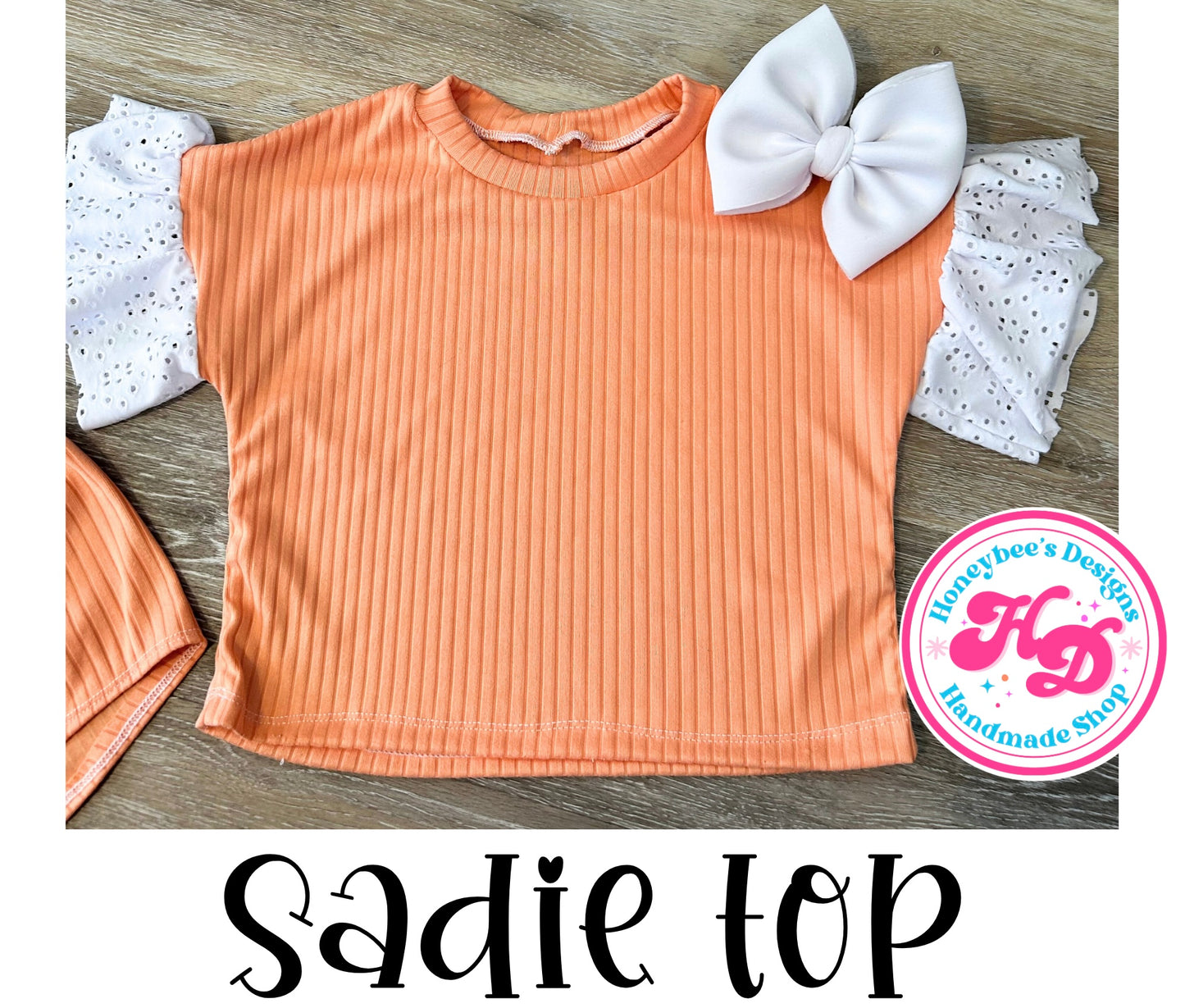 Mini Sadie Summer Set Solid and Eyelet combo