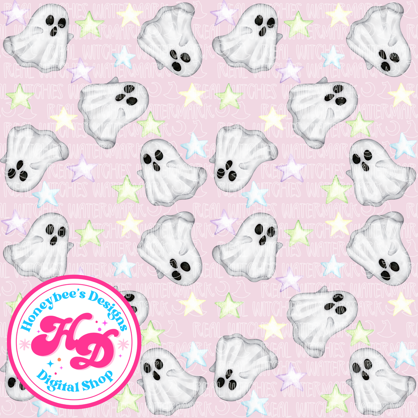 Pink Ghosties Halloween