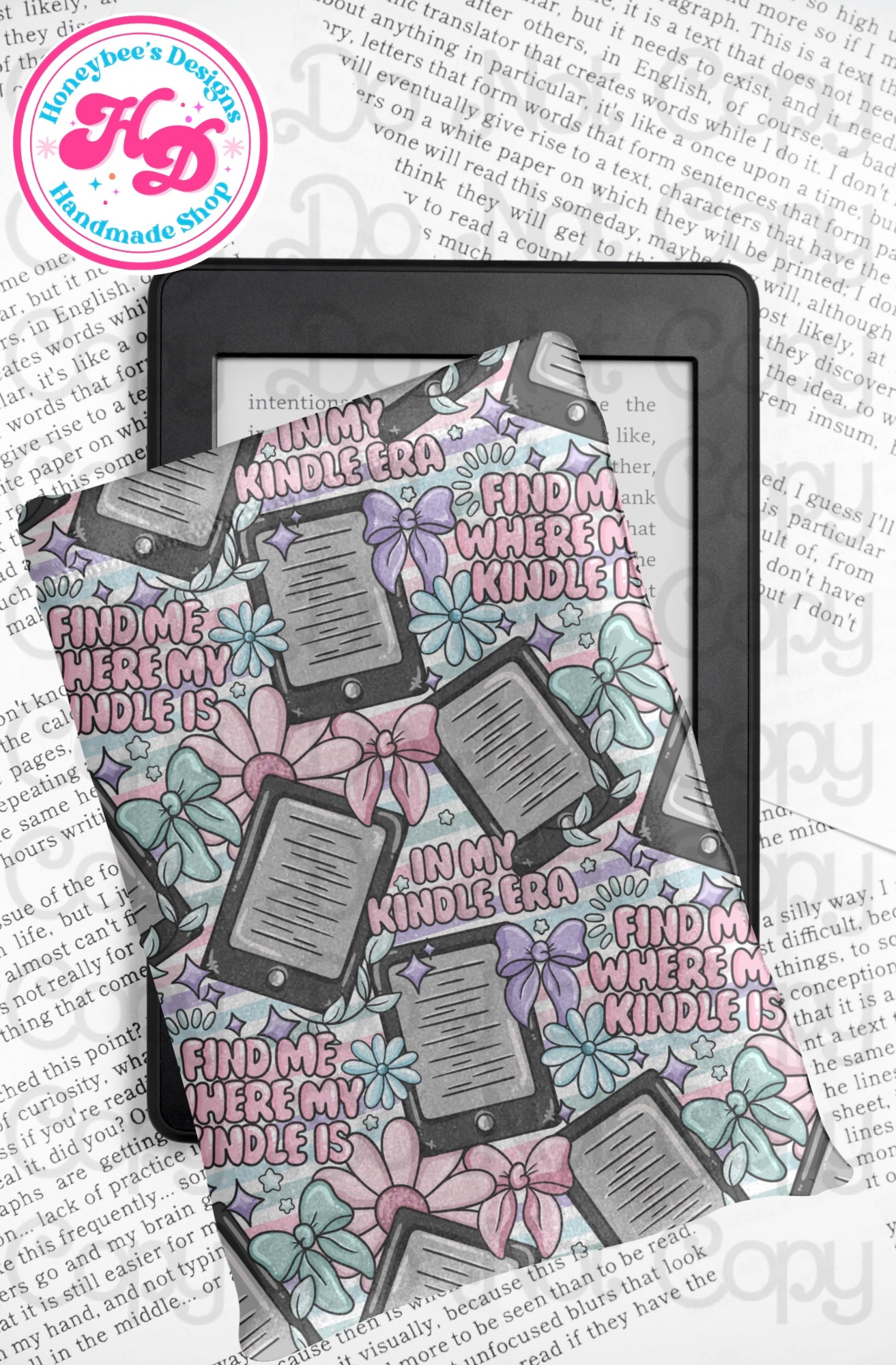 Find me where my Kindle is Kindle/Book padded sleeve