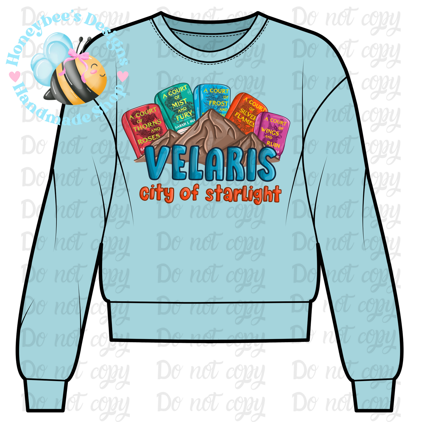 ACOTAR book covers tee/sweatshirt