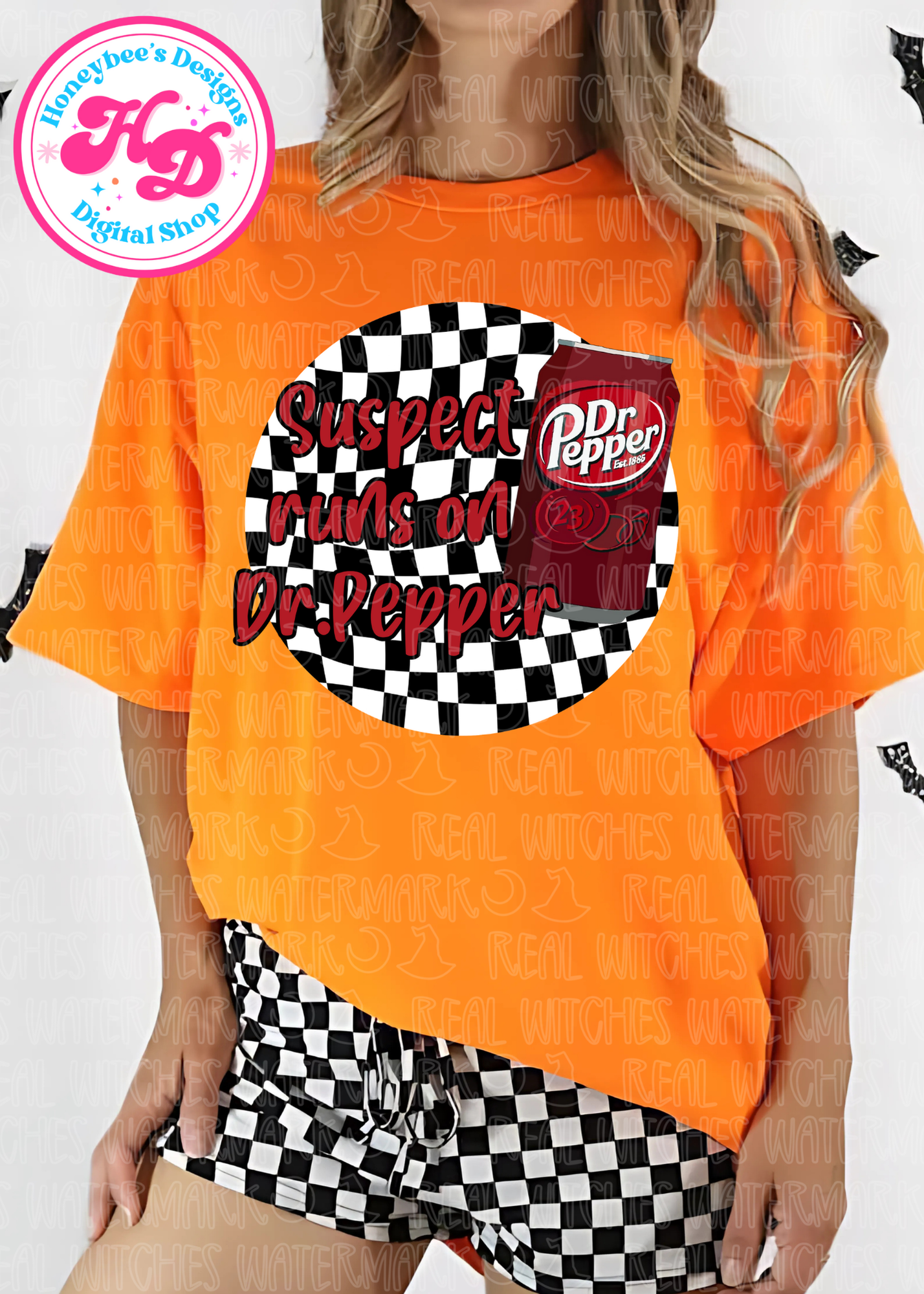 Suspect runs on DP Color Checkered PNG