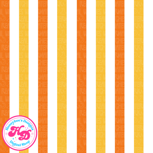 Halloween White Stripes COORD Halloween Seamless