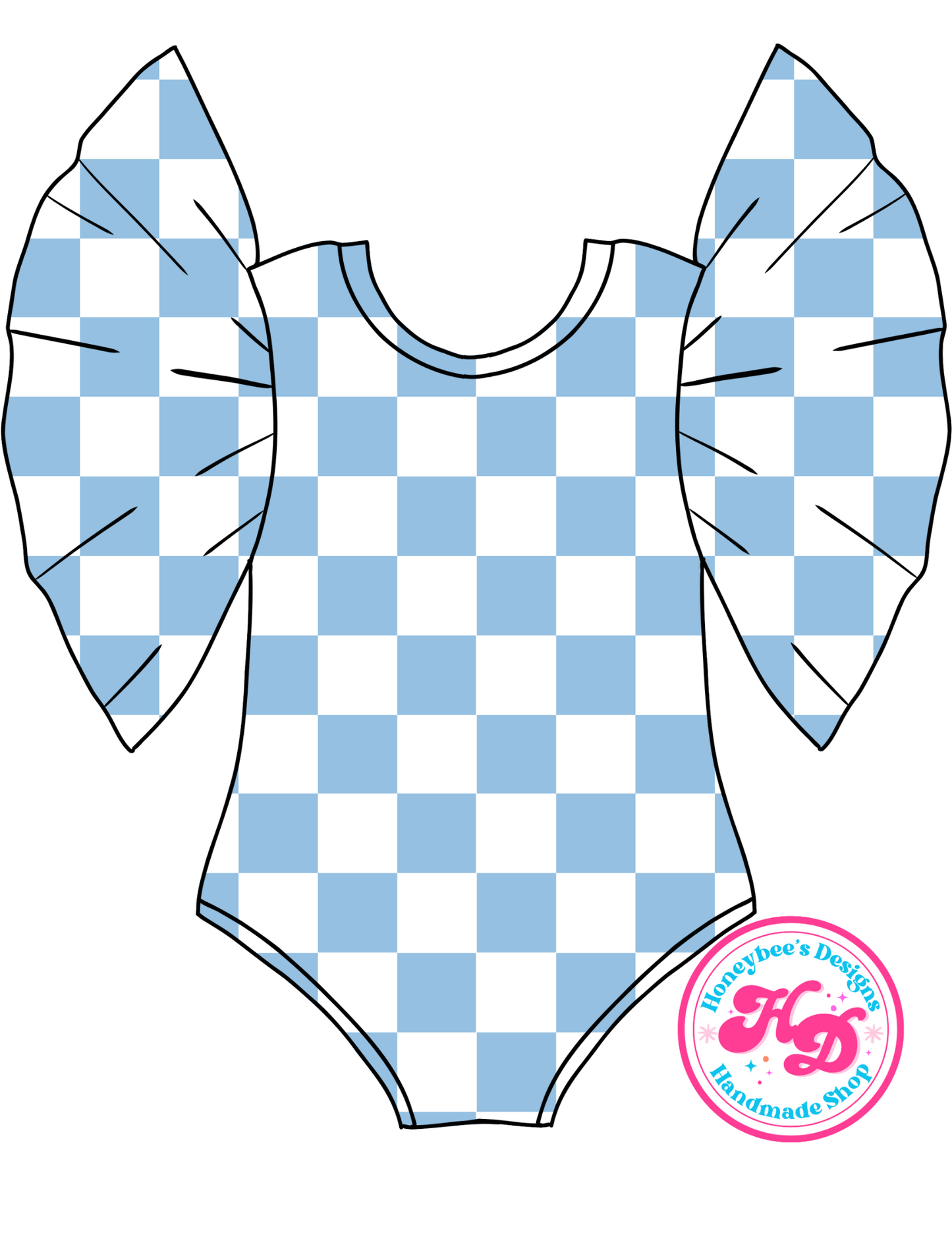 Blue/White Checkered