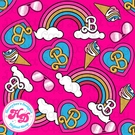 Doll Hot pink summer