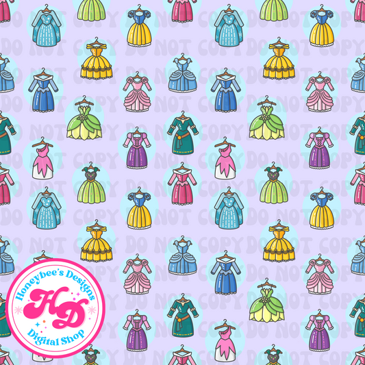Princess Dresses Purple
