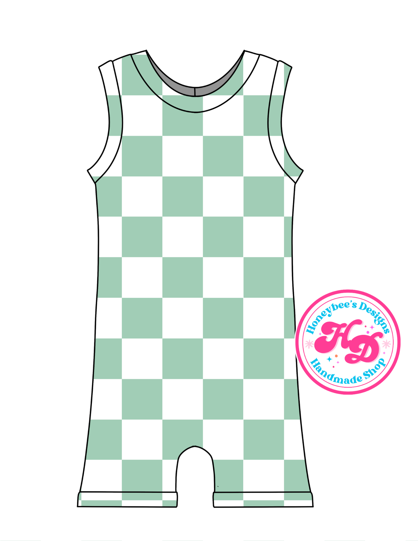 Sage Green Checkered