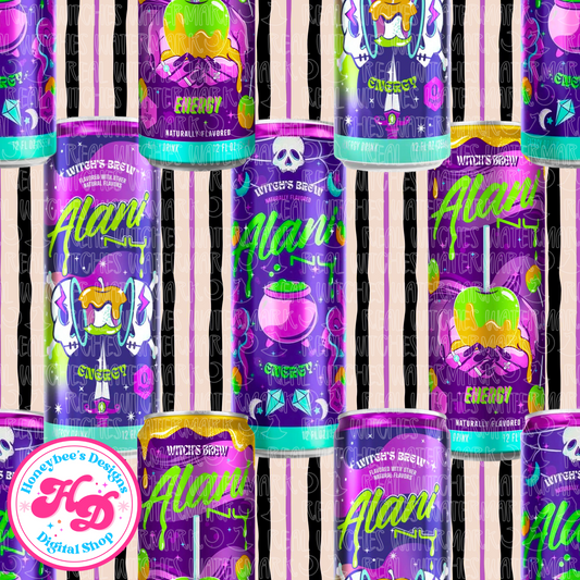 Witch’s Brew BRAND Stacked Halloween Seamless