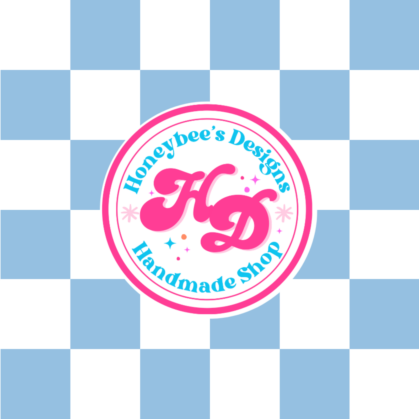 Blue/White Checkered