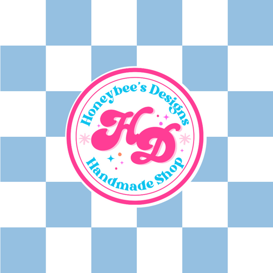 Blue/White Checkered