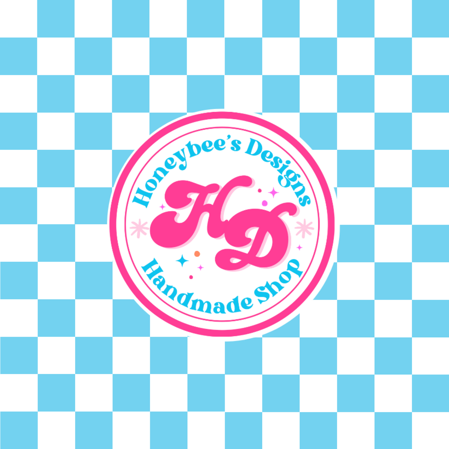 Blue/White Checkered