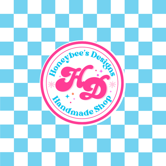 Blue/White Checkered