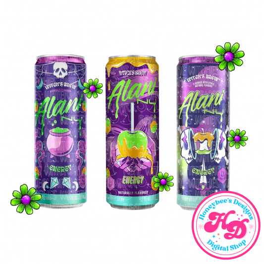 Witch’s Brew BRAND Flowers Halloween PNG
