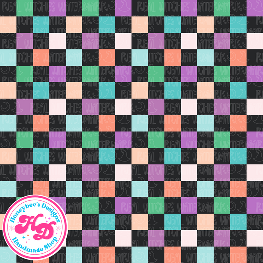 Halloween Checkered