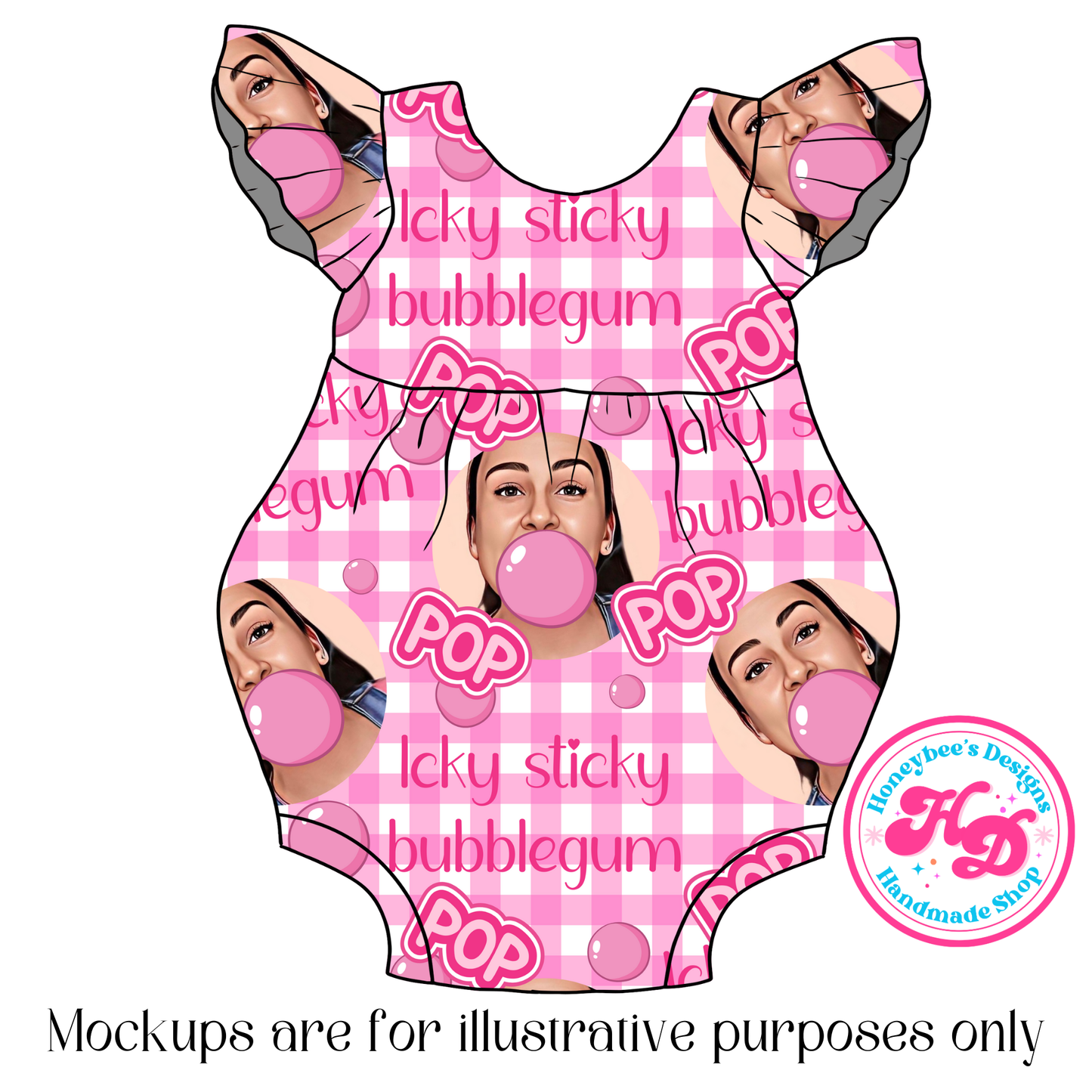 MR bubble gum Pop Plaid