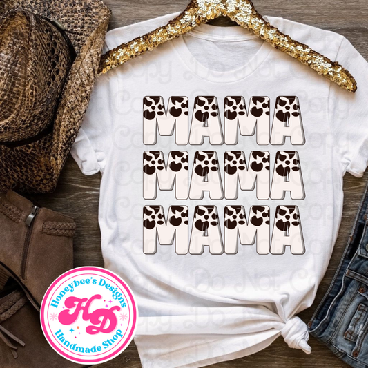 Mama Cow Western T-Shirts