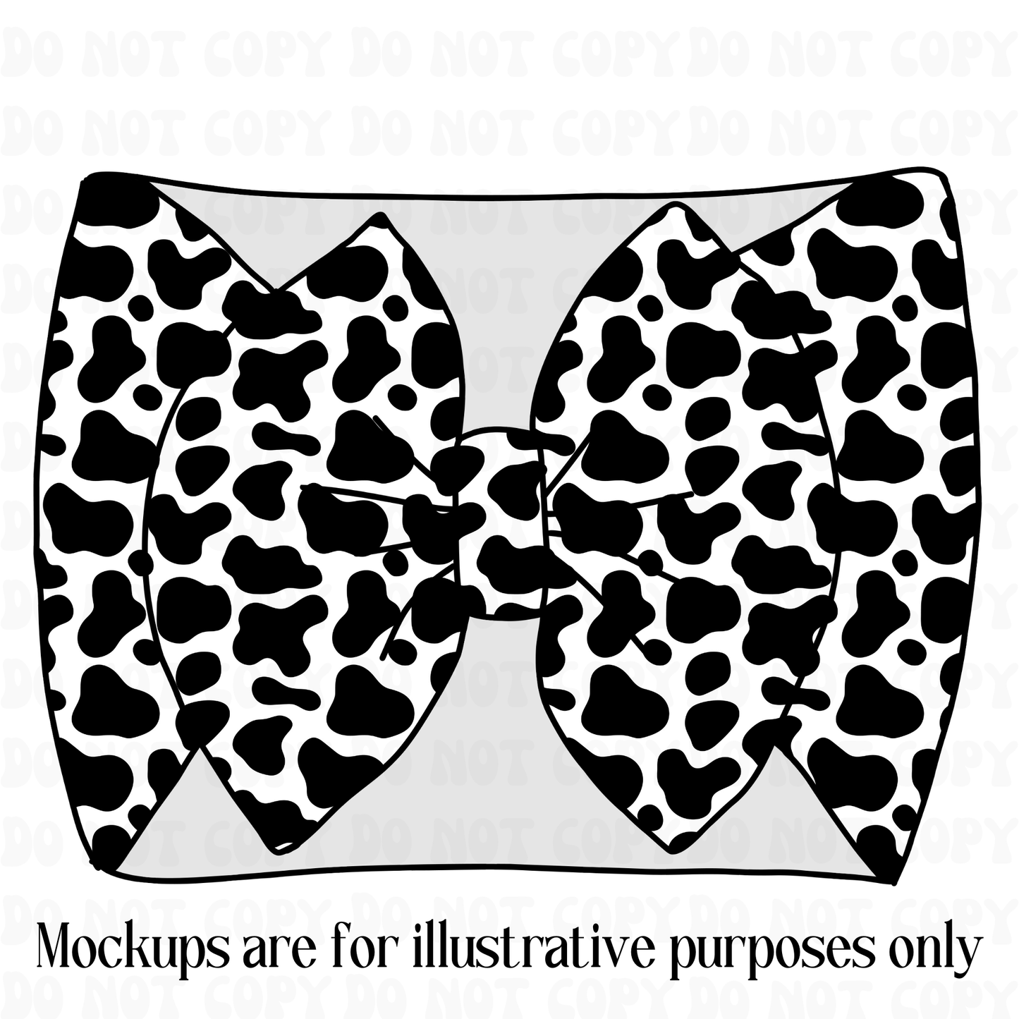 Black cow print