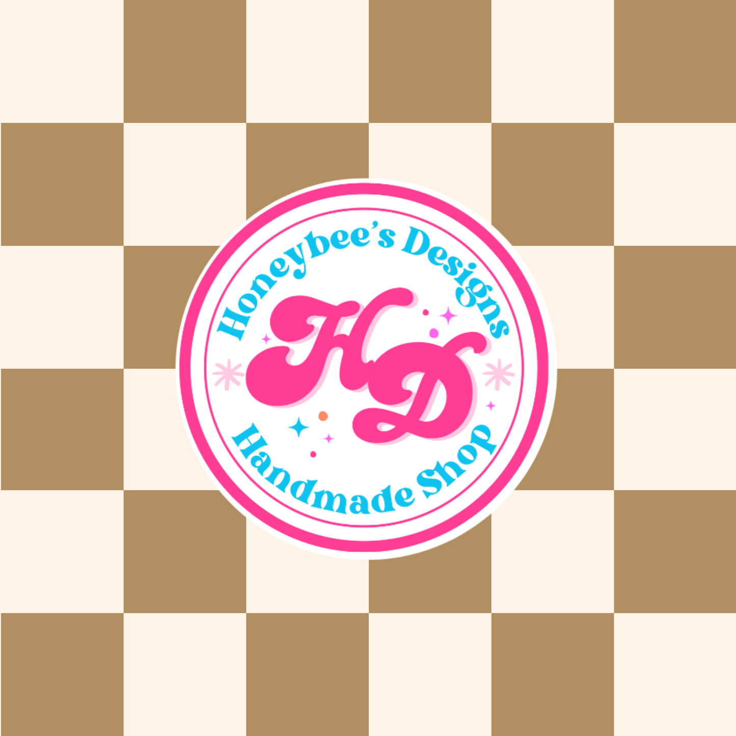 Tan/Beige Checkered