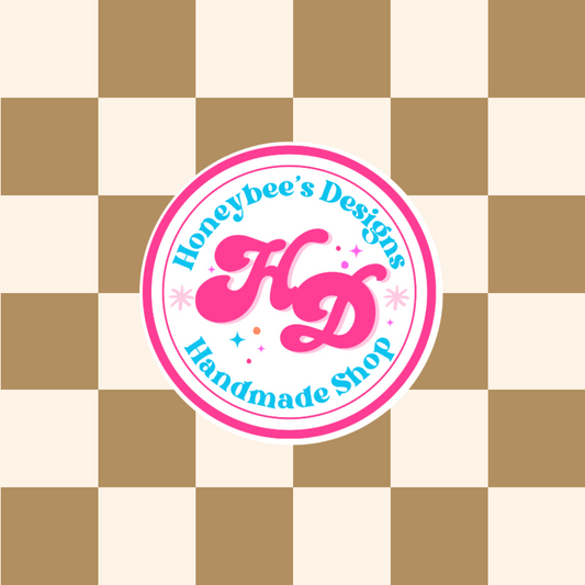 Tan/Beige Checkered