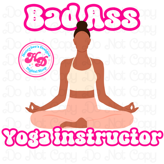 Yoga Instructor Preppy PNG