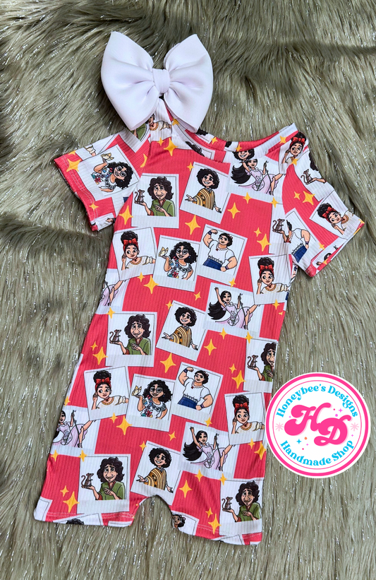RTS 3T short sleeve Ollie romper