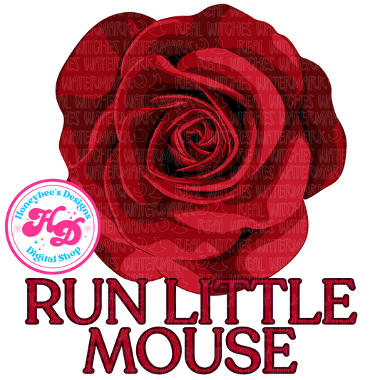 Run little mouse ‘Rose’ HA Book PNG