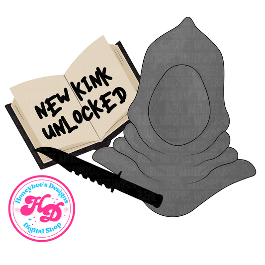 Masked Men New Kink Unlocked Book PNG