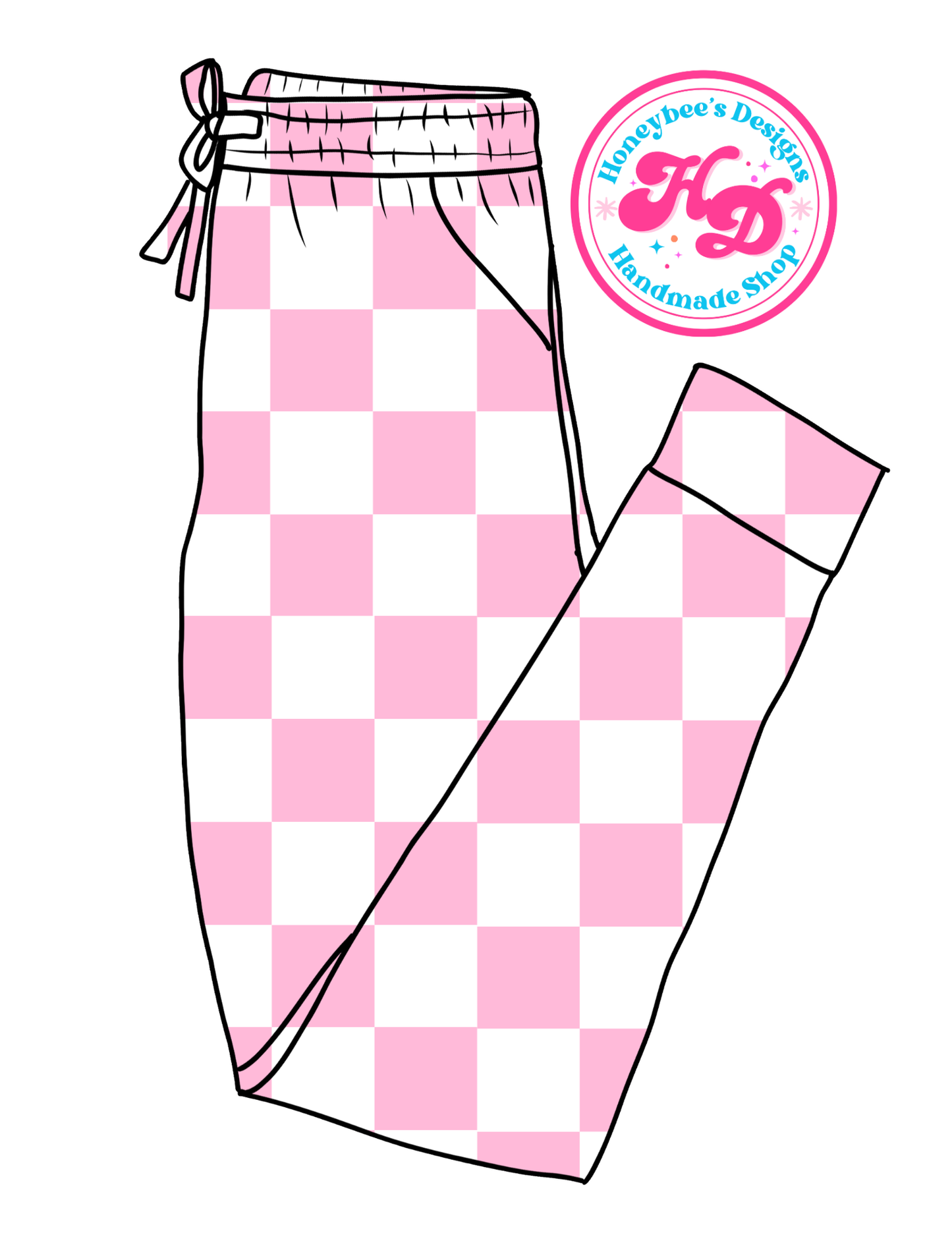 Pink/White Checkered