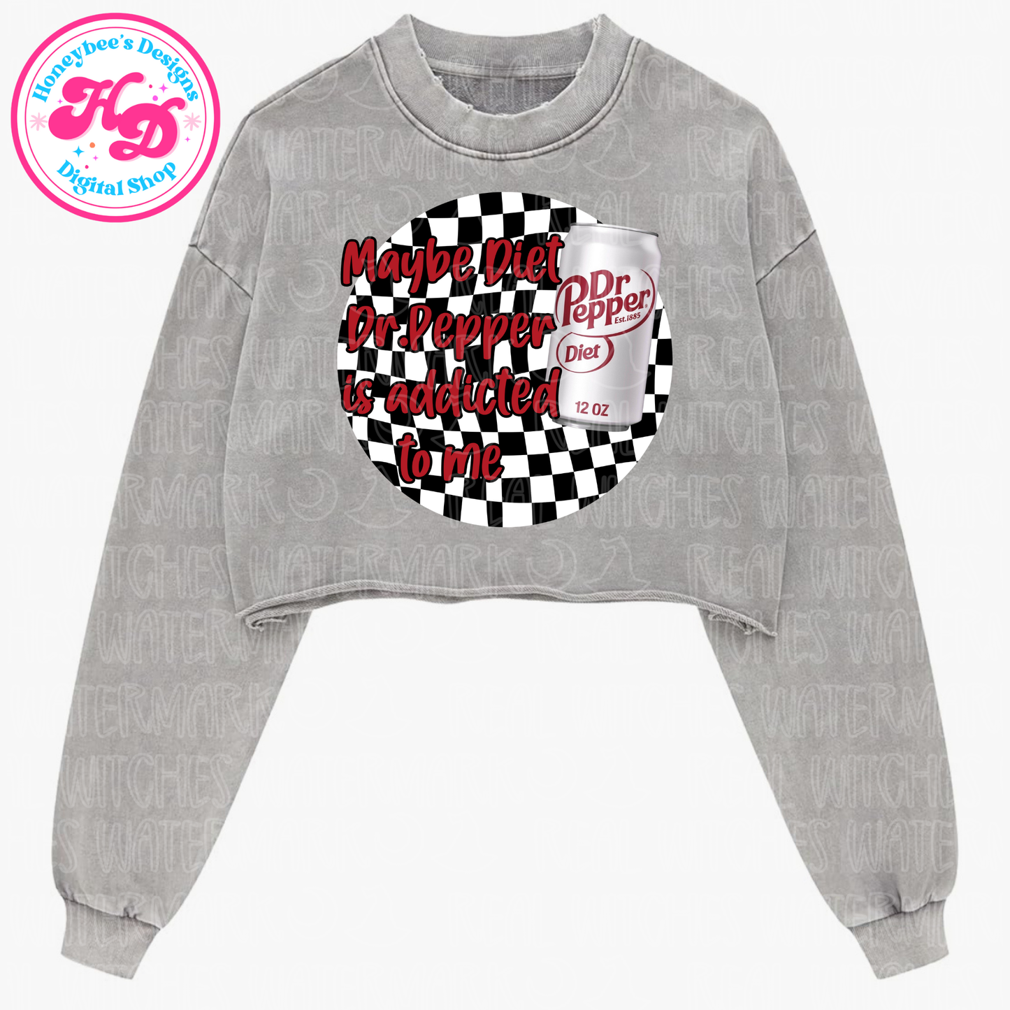 DIET DP Addiction Checkered PNG