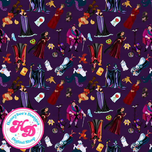 Disney Villains Purple