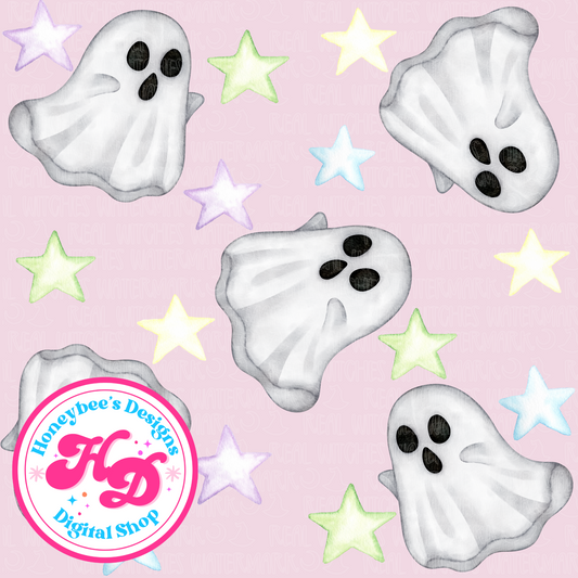 Pink Ghosties Halloween
