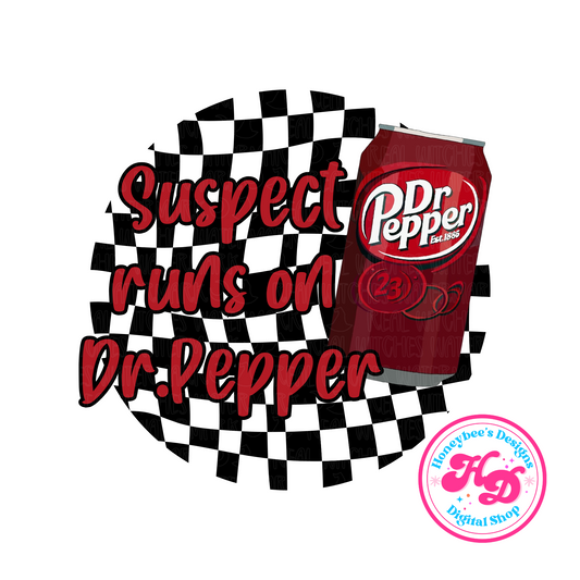Suspect runs on DP Color Checkered PNG