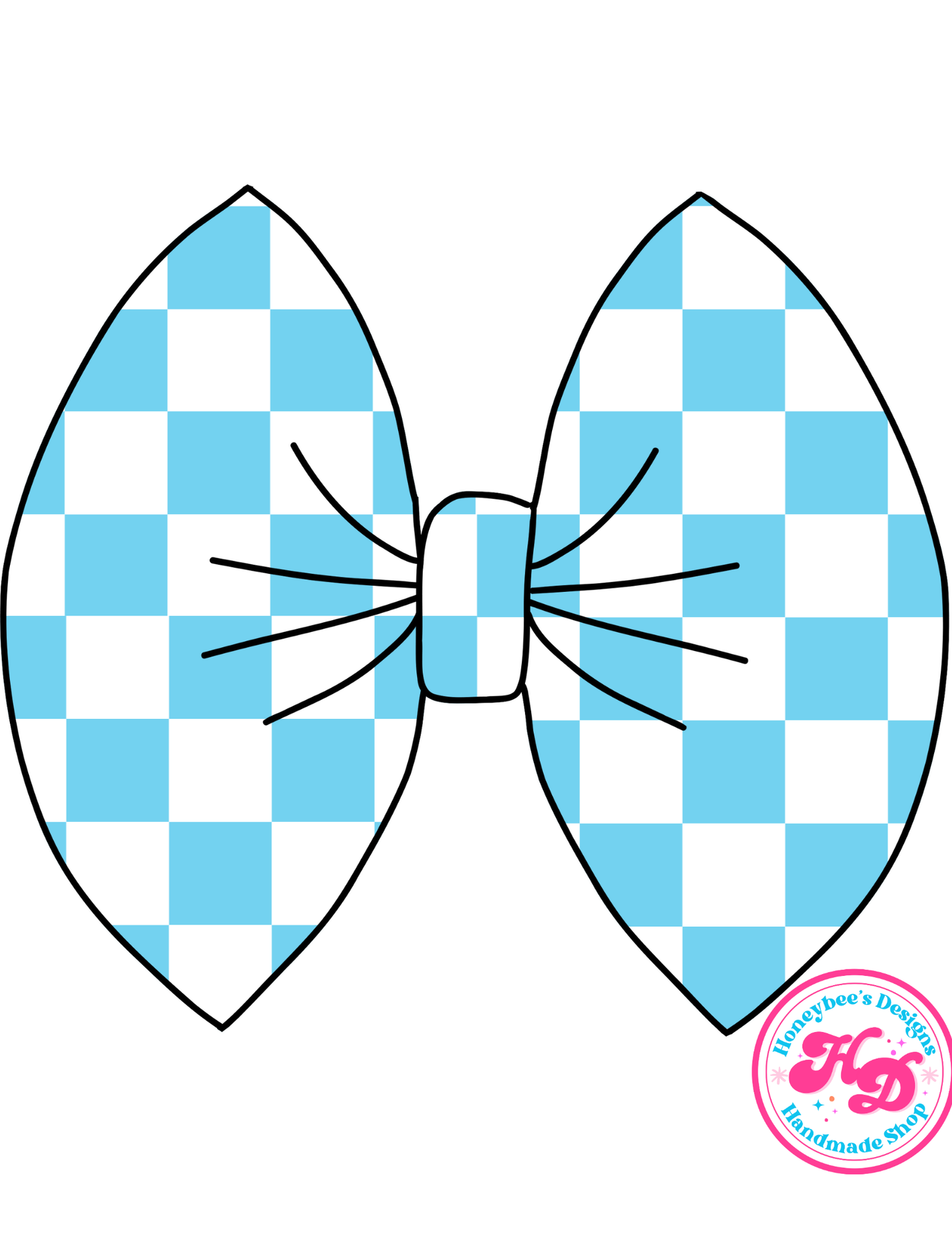 Blue/White Checkered