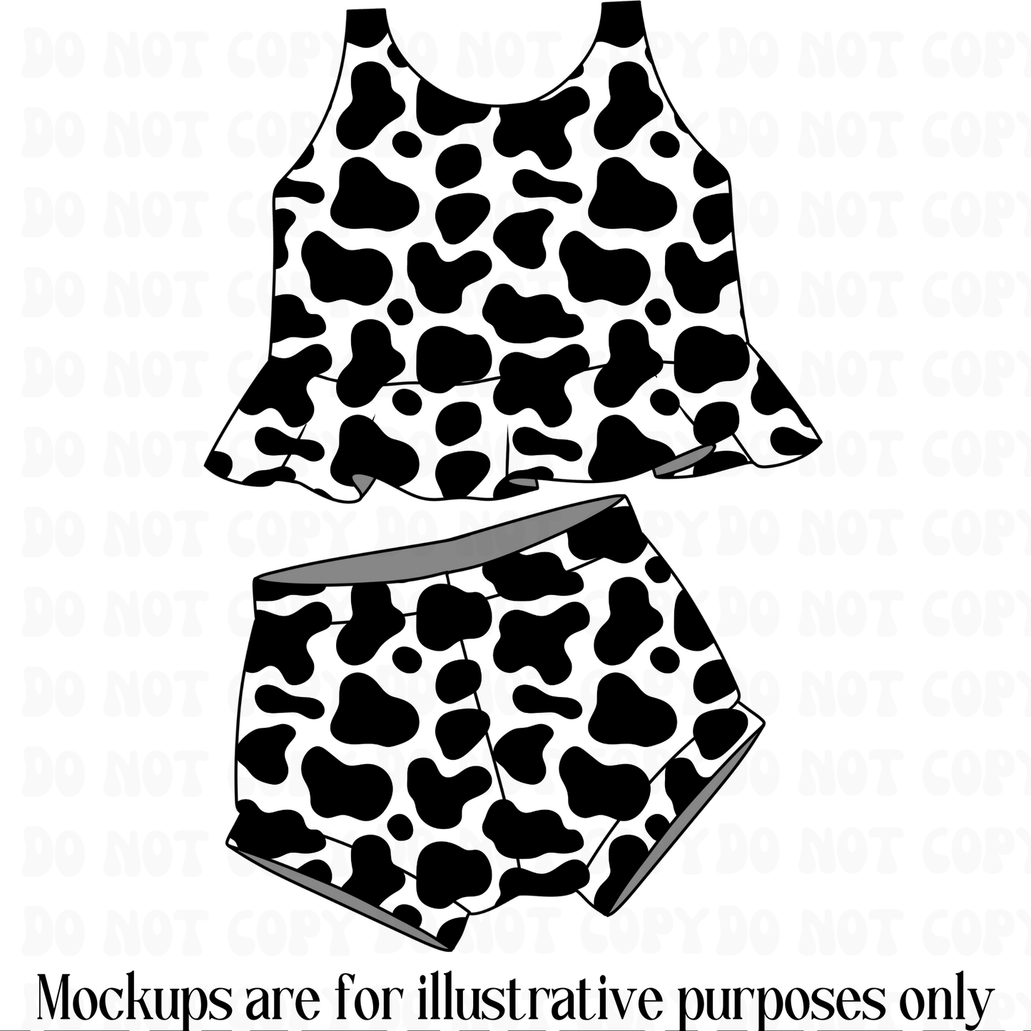 Black cow print