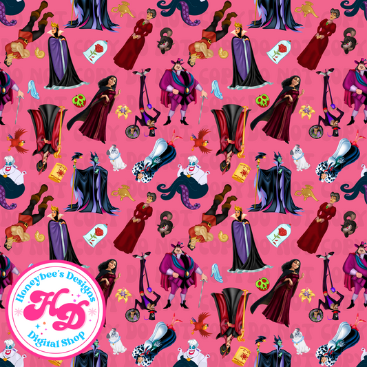 Disney Villains Pink