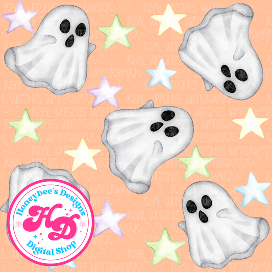 Orange Ghosties Halloween