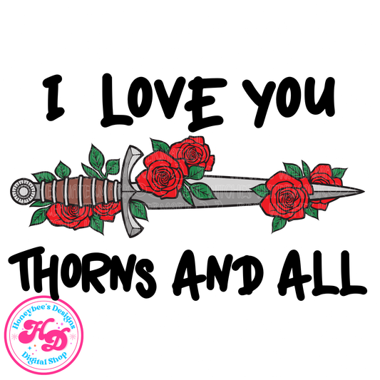 Thorns and All Book PNG