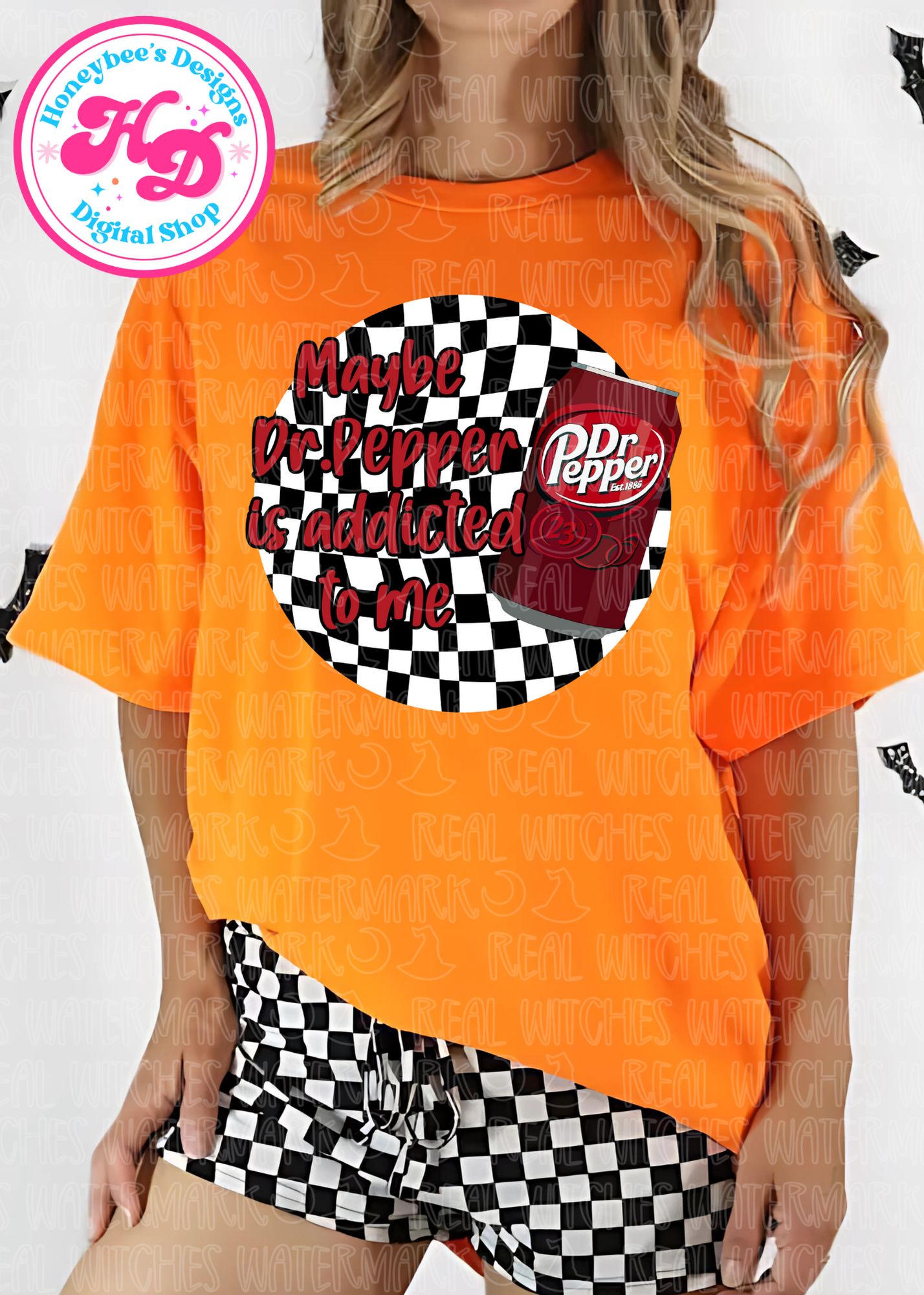 DP Addiction Checkered PNG