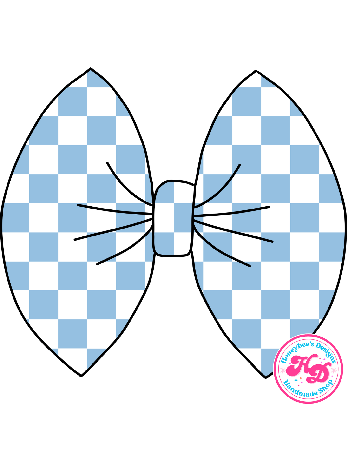 Blue/White Checkered