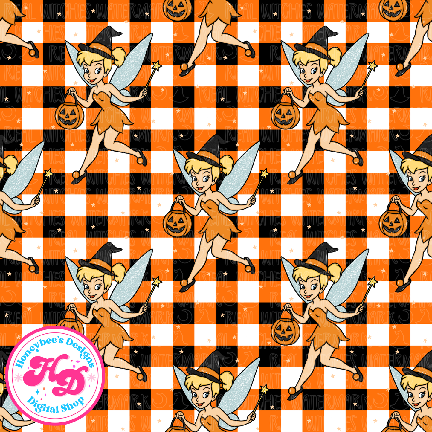 Tinker-Boo Halloween Seamless