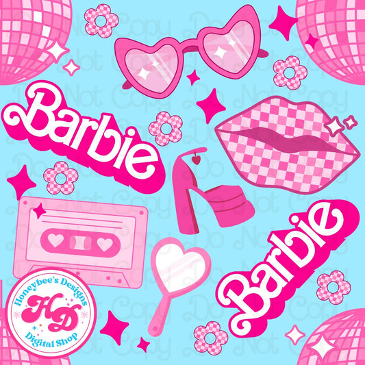 Doll Groovy blue