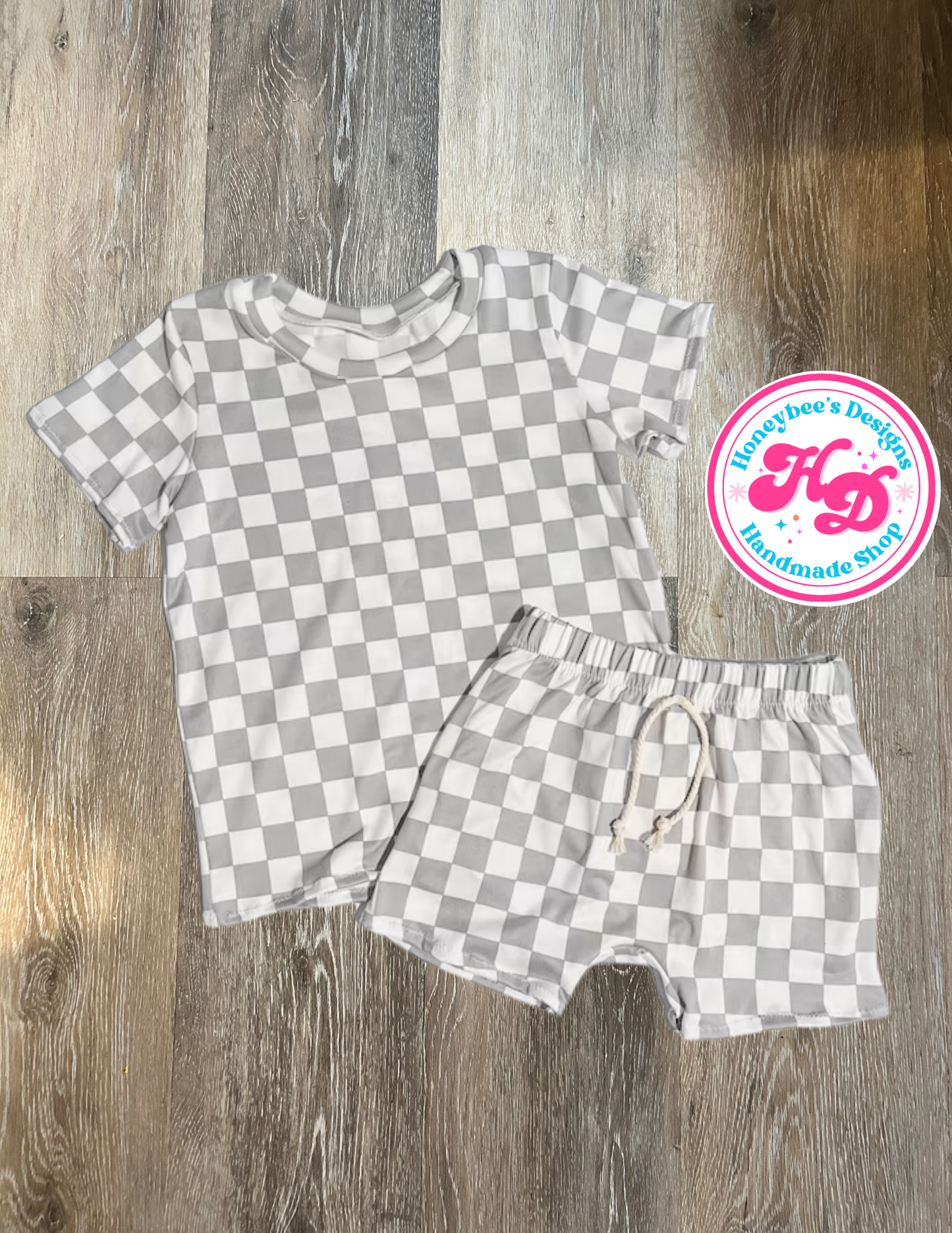Gray/White Checkered