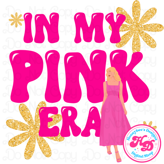 In my Pink Era Blonde Preppy PNG