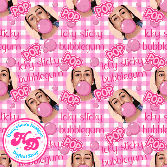 MR bubble gum Pop Plaid